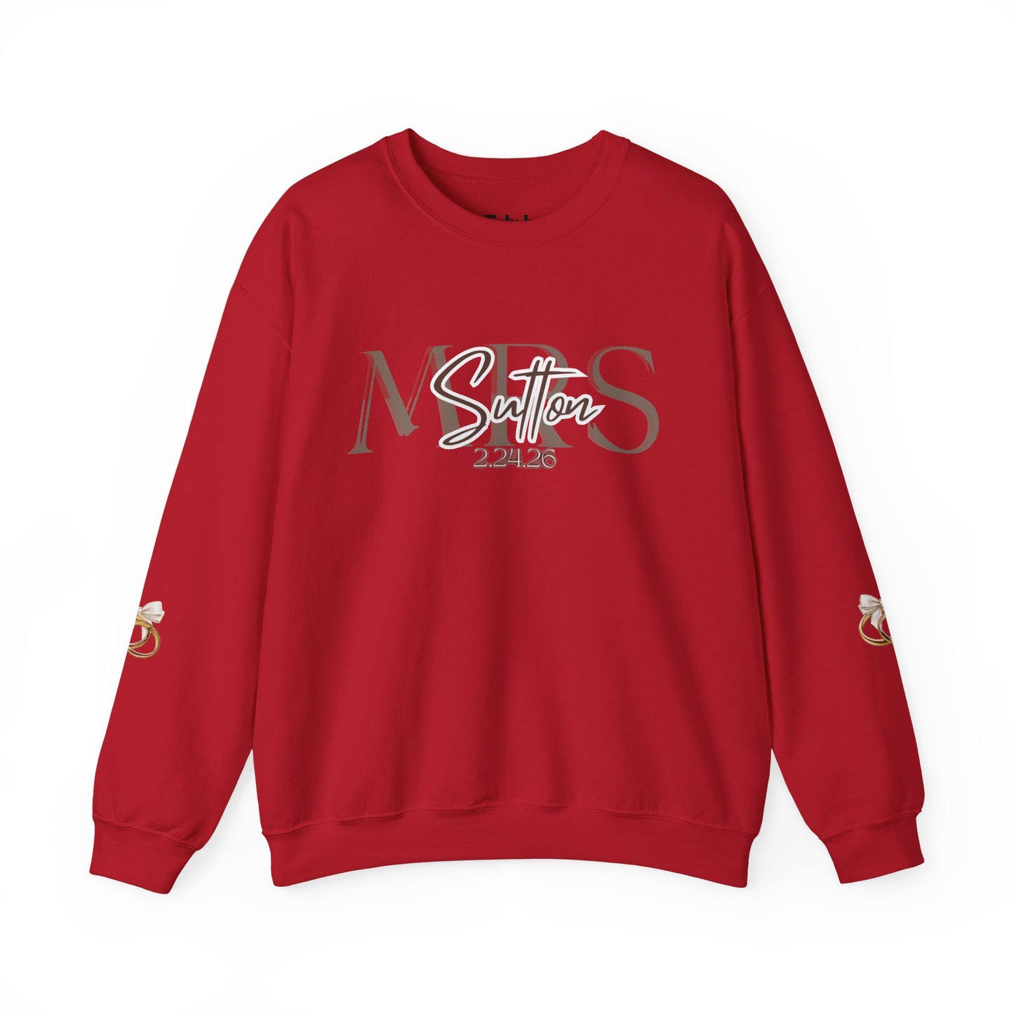 Wedding Colors Crewneck Sweatshirt, Future Wifey Bride Gift, Bridal Party, Customized Wedding Mrs. Top, Personalized Bachelorette