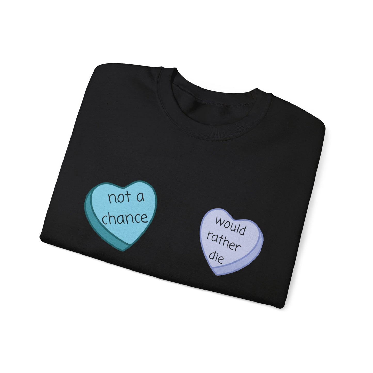 Heart Candy Sweatshirt, Gift for Singles, Love Sweatshirt, Valentine's Day Gift, Hopeless Romantic, Galentines Gift