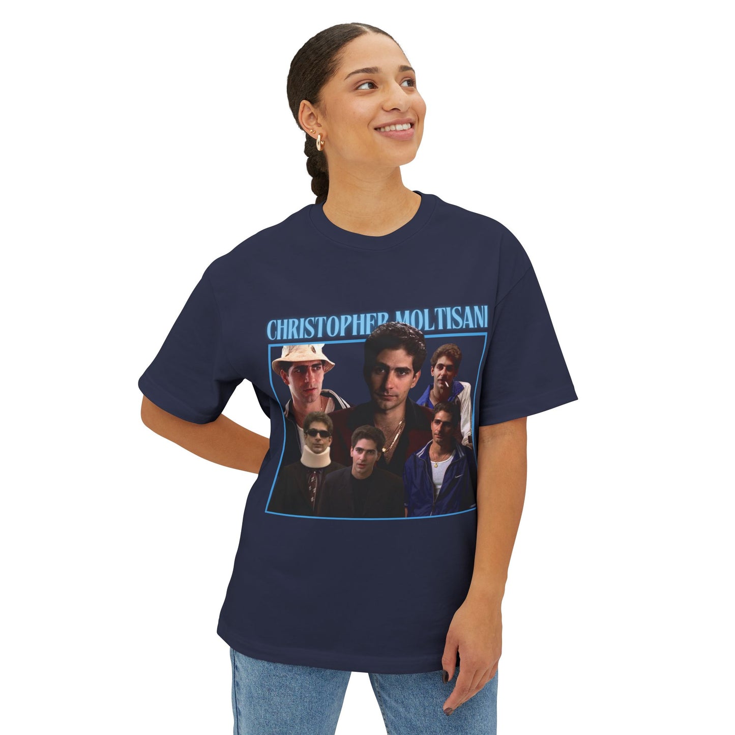 Christopher Moltisani Unisex Tee, Oversized Sopranos T Shirt, Oversized Shirt, HBO Gift