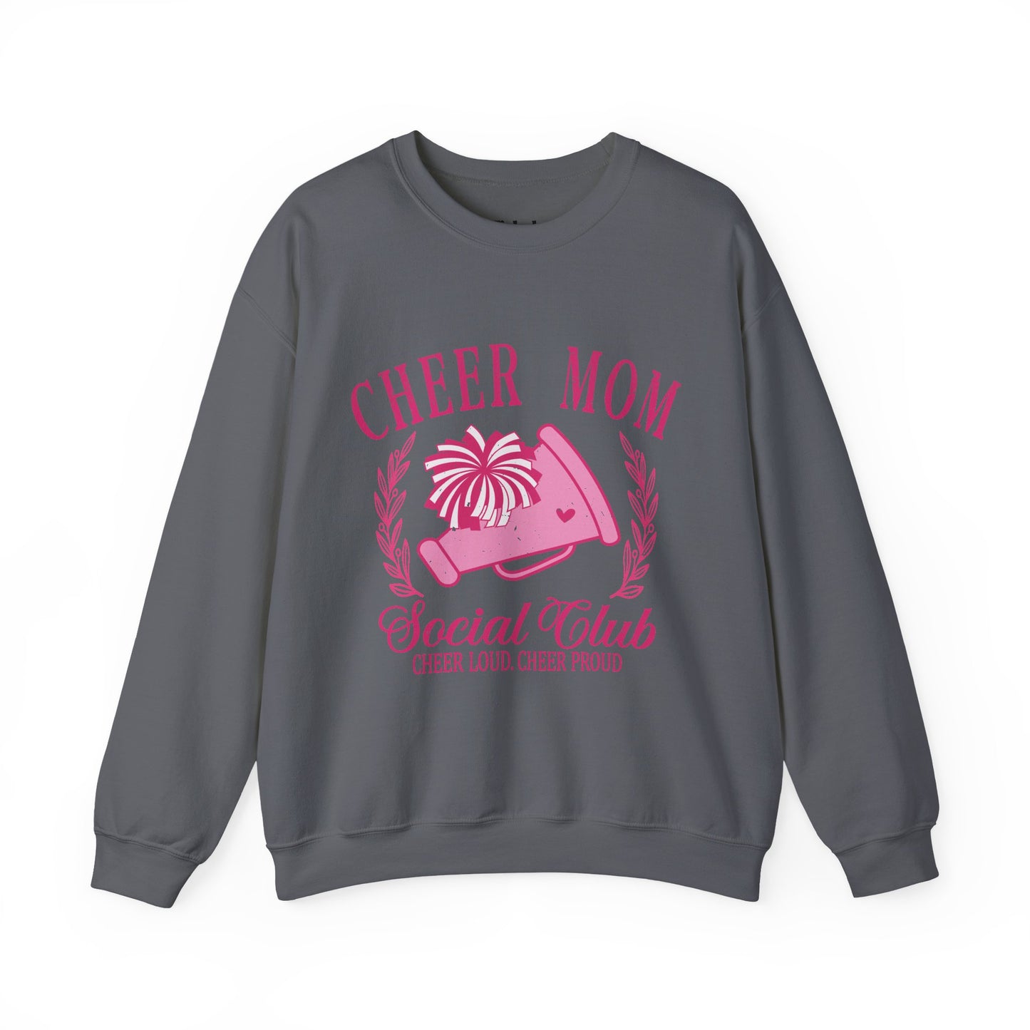 Cheer Mom Social Club Sweatshirt, Gift for Cheer Moms, Practice, Late Nights, Comp Mornings, Unisex Crewneck, Driving, Running Around