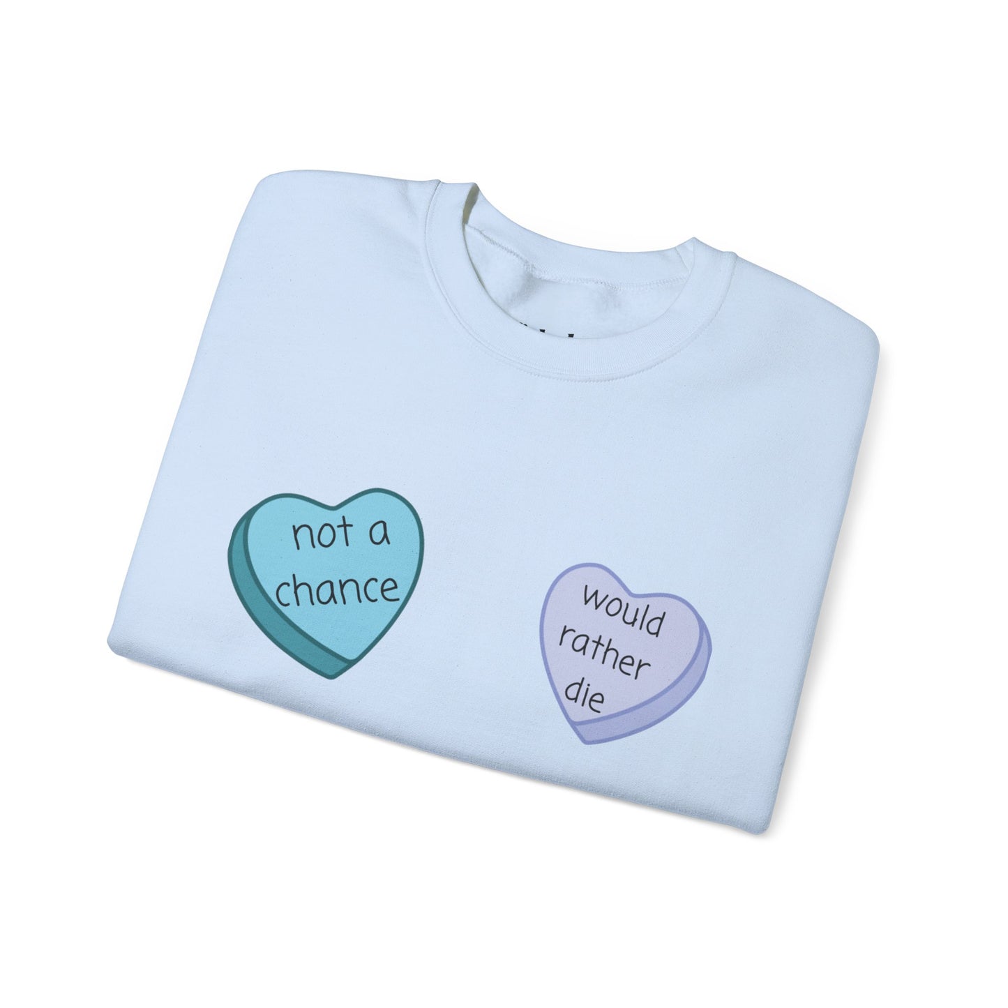 Heart Candy Sweatshirt, Gift for Singles, Love Sweatshirt, Valentine's Day Gift, Hopeless Romantic, Galentines Gift