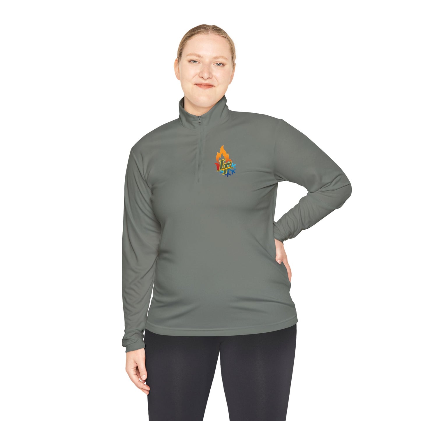 L&F Electrical, Heating, and Cooling, Inc. Unisex Quarter-Zip Pullover