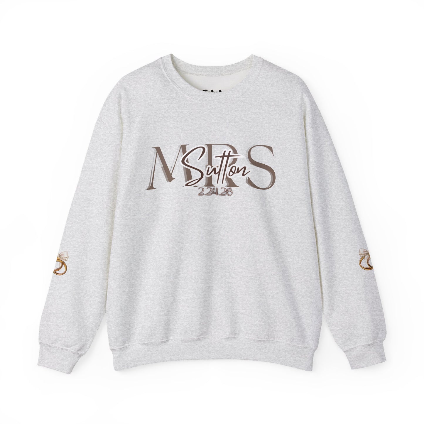 Wedding Colors Crewneck Sweatshirt, Future Wifey Bride Gift, Bridal Party, Customized Wedding Mrs. Top, Personalized Bachelorette