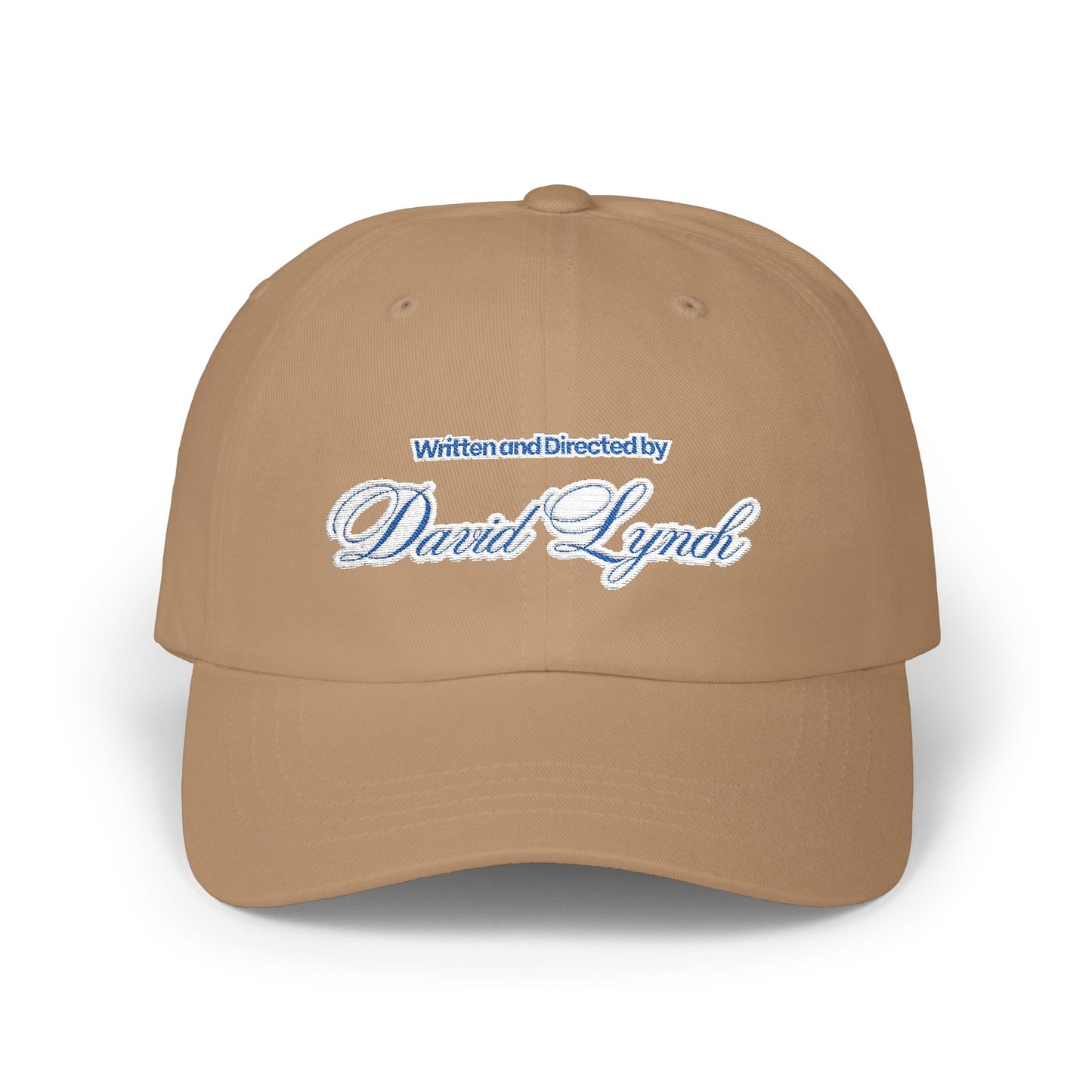 Embroidered Dad Cap, David Lynch Inspired Hat, Minimalist Baseball Cap, Retro Hipster Cap, Creative Visionary Gift, Black Dad Hat