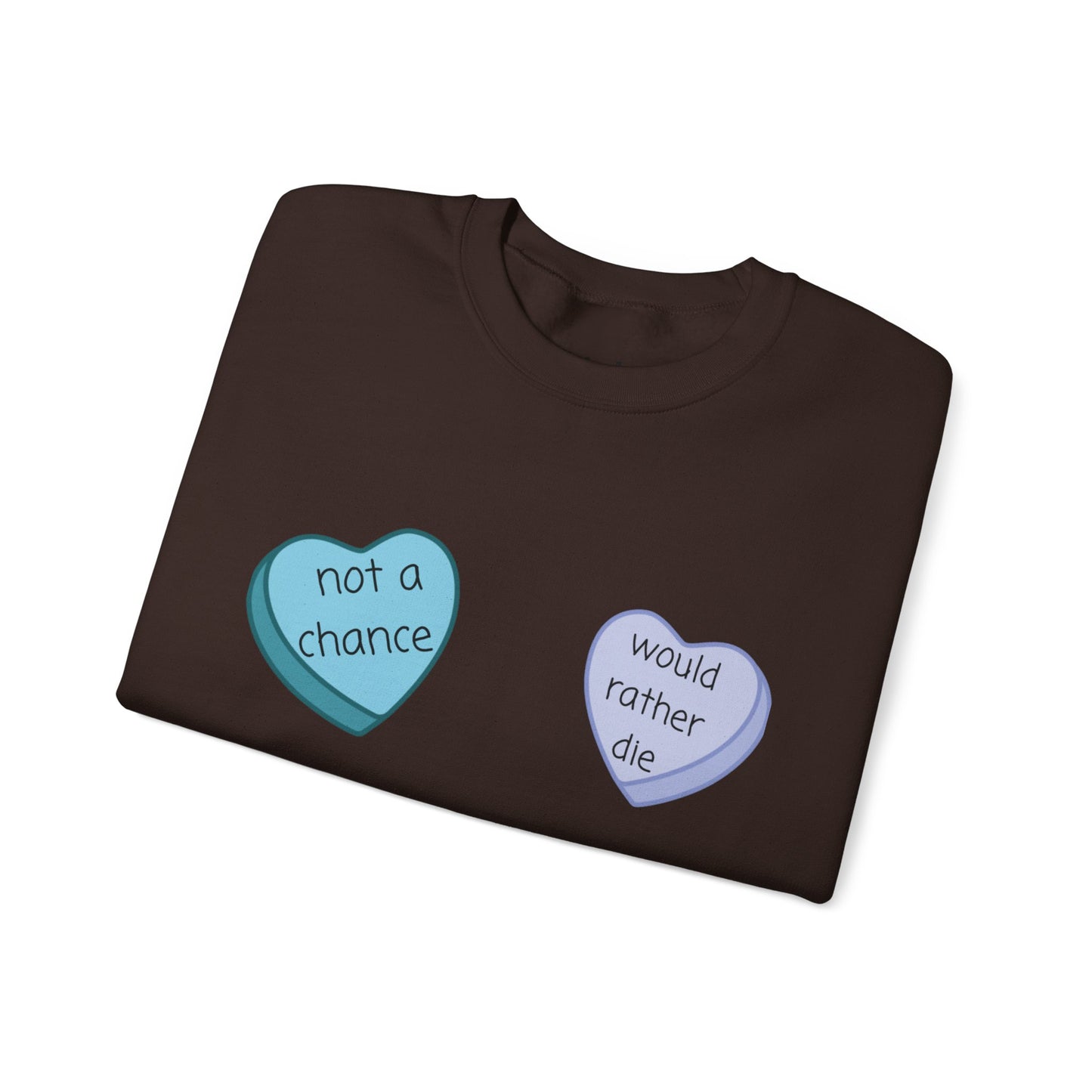 Heart Candy Sweatshirt, Gift for Singles, Love Sweatshirt, Valentine's Day Gift, Hopeless Romantic, Galentines Gift