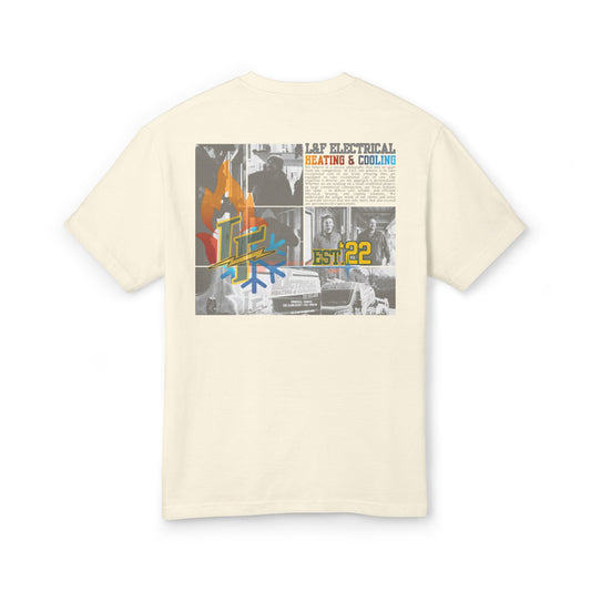 L&F Electrical Heating & Cooling Graphic Tee — Crewneck Workwear Style T-Shirt
