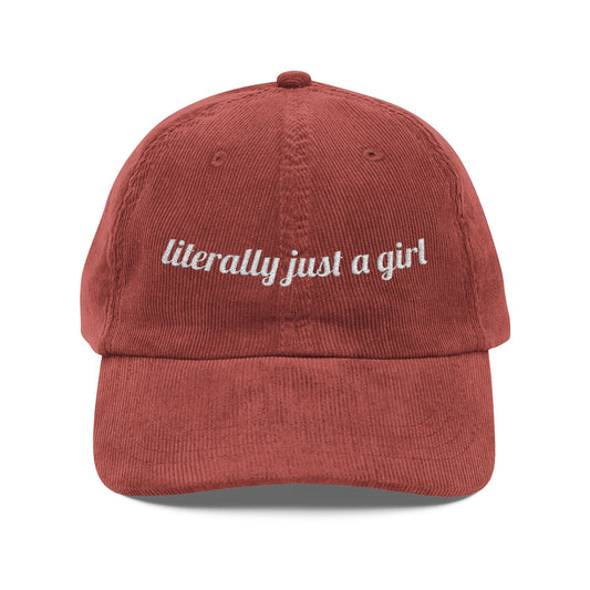 Literally Just A Corduroy Cap