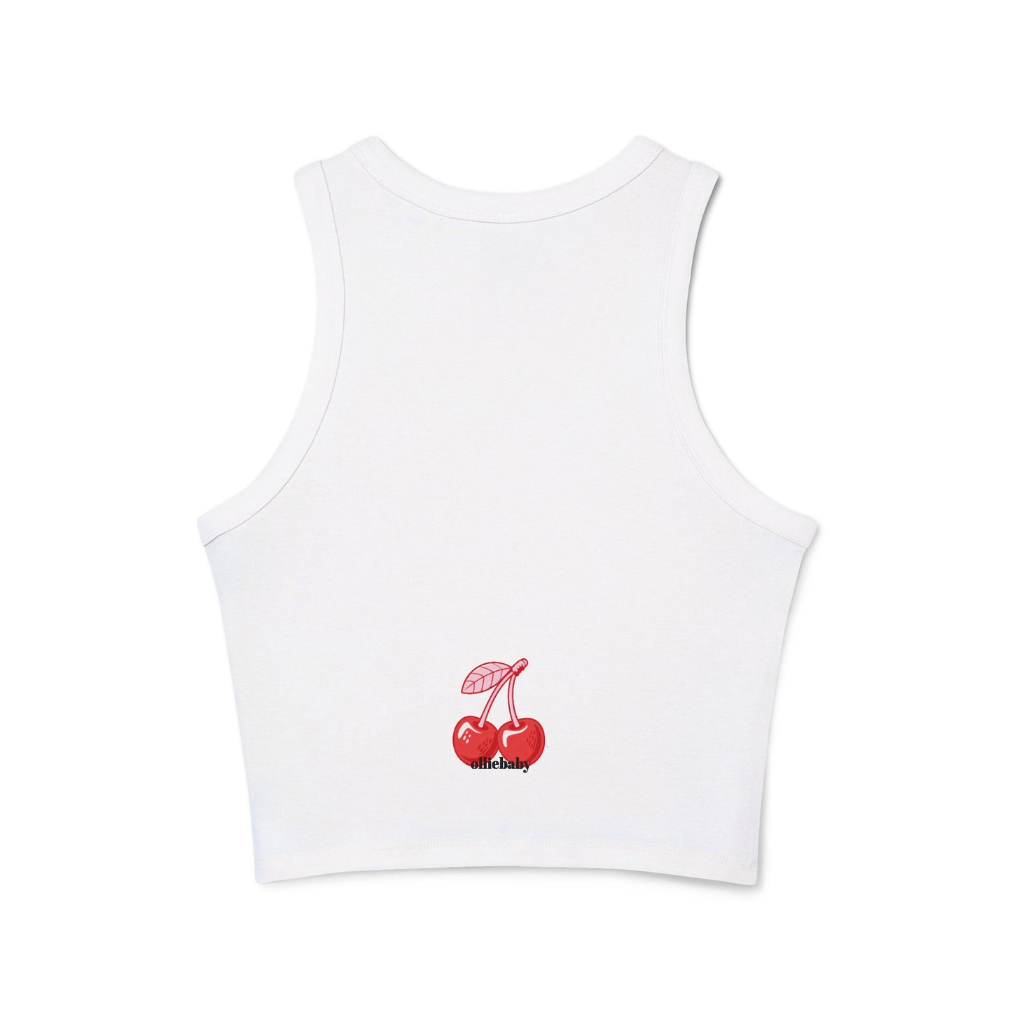Tank Top, Y2K Inspired Ribbed Racerback for Women, Feeling Cute Must-Have, Jk Queen's Dream, Public Ready Fashion Shirt