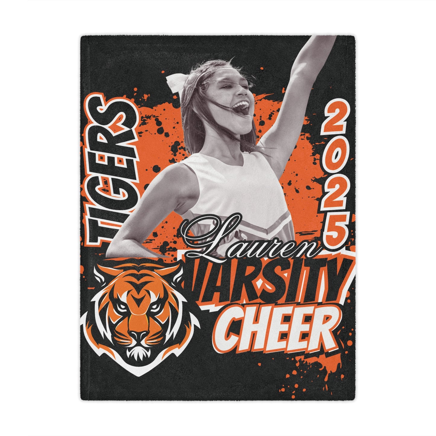 Athlete Stadium Blanket, Personalized Sports Team Throw, Custom Fan Fleece, Game Day Gift, Cozy Winter Blanket