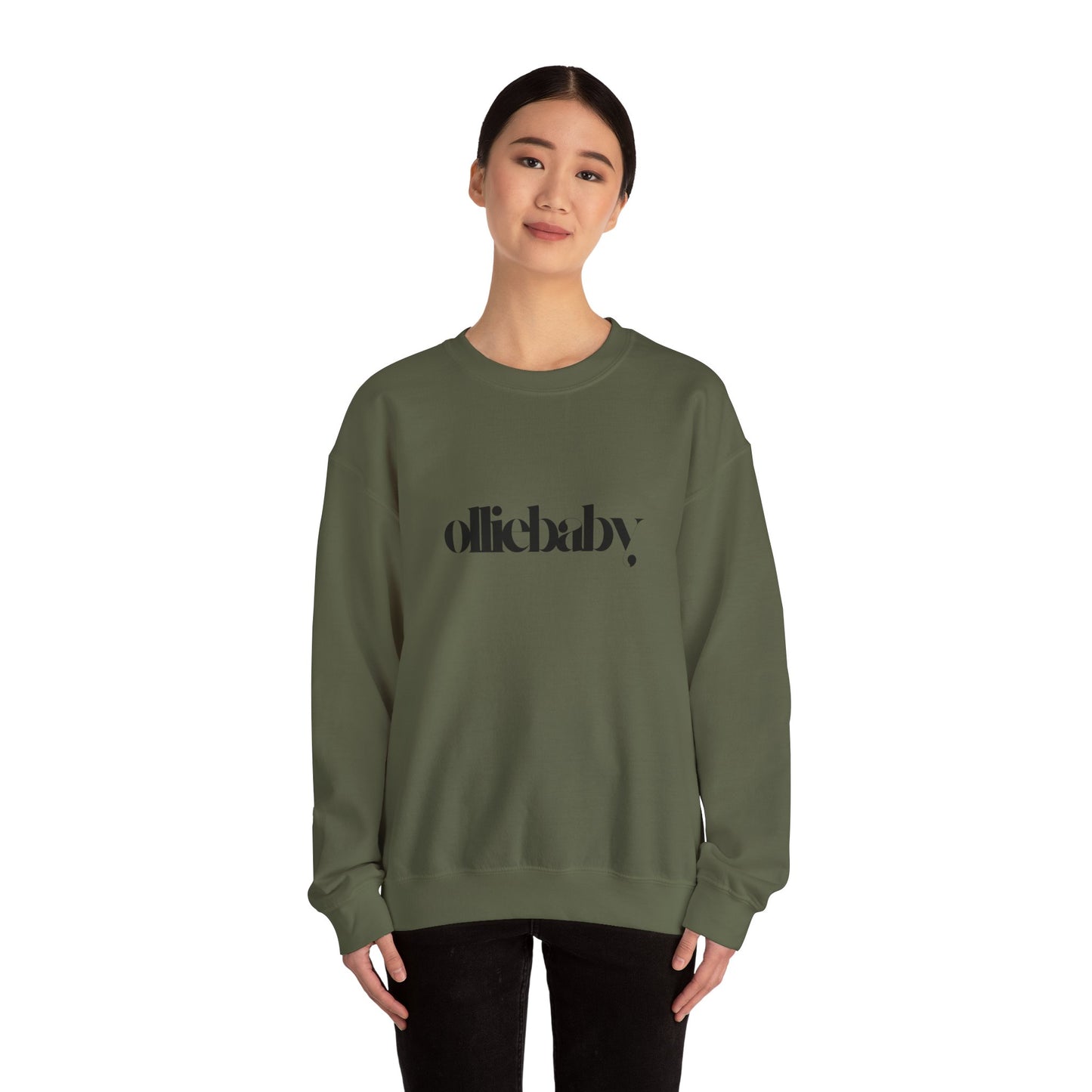 Crewneck Sweatshirt, Cute Aesthetic Olliebaby Unisex, Very Cool Vibes, Cozy Jumper, Trendy Sweater, Soft Pullover, Stylish Top