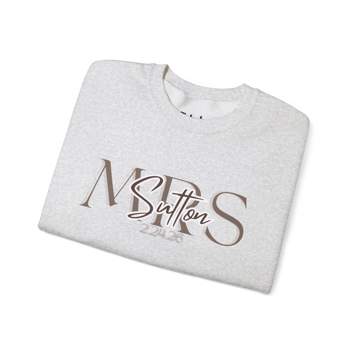 Wedding Colors Crewneck Sweatshirt, Future Wifey Bride Gift, Bridal Party, Customized Wedding Mrs. Top, Personalized Bachelorette