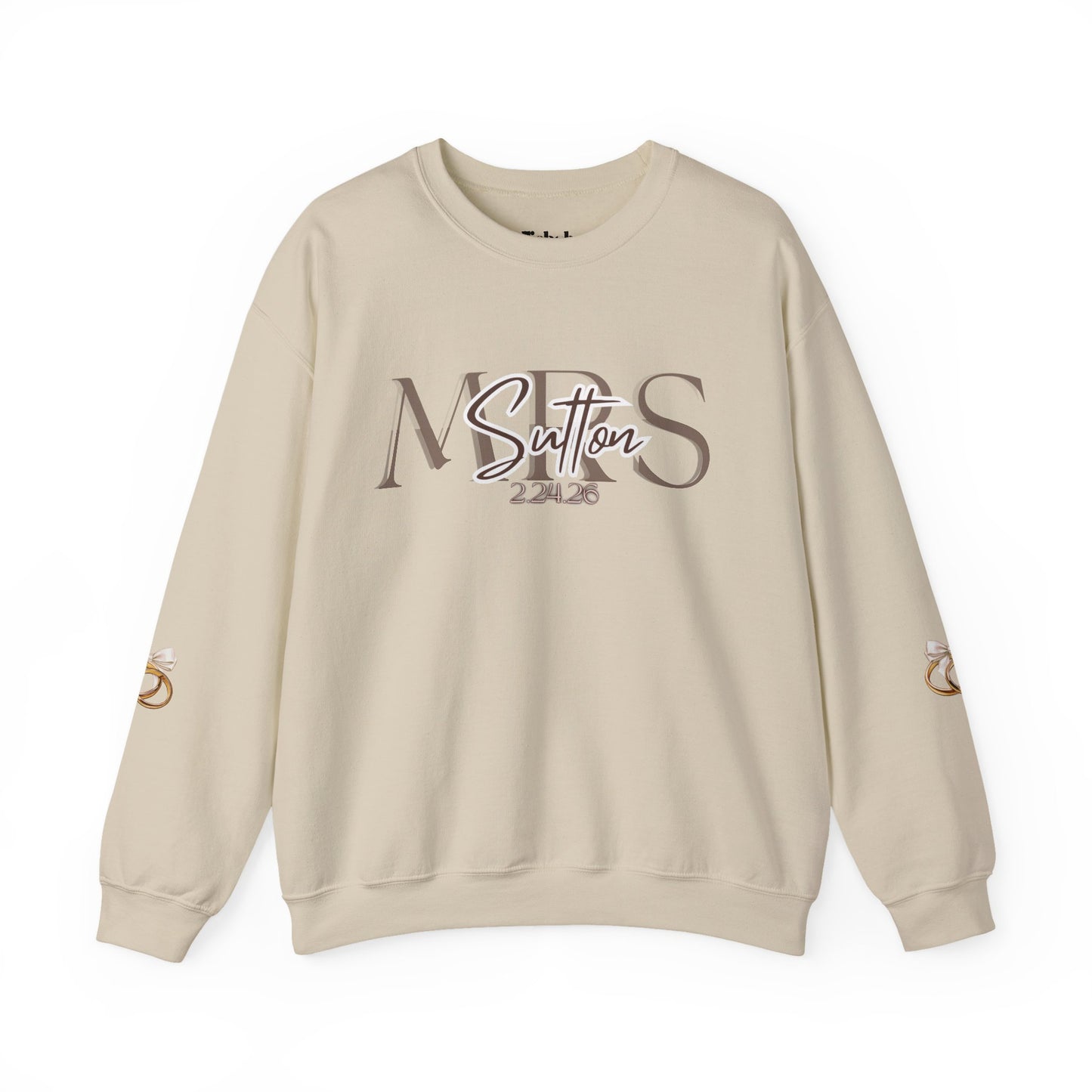 Wedding Colors Crewneck Sweatshirt, Future Wifey Bride Gift, Bridal Party, Customized Wedding Mrs. Top, Personalized Bachelorette