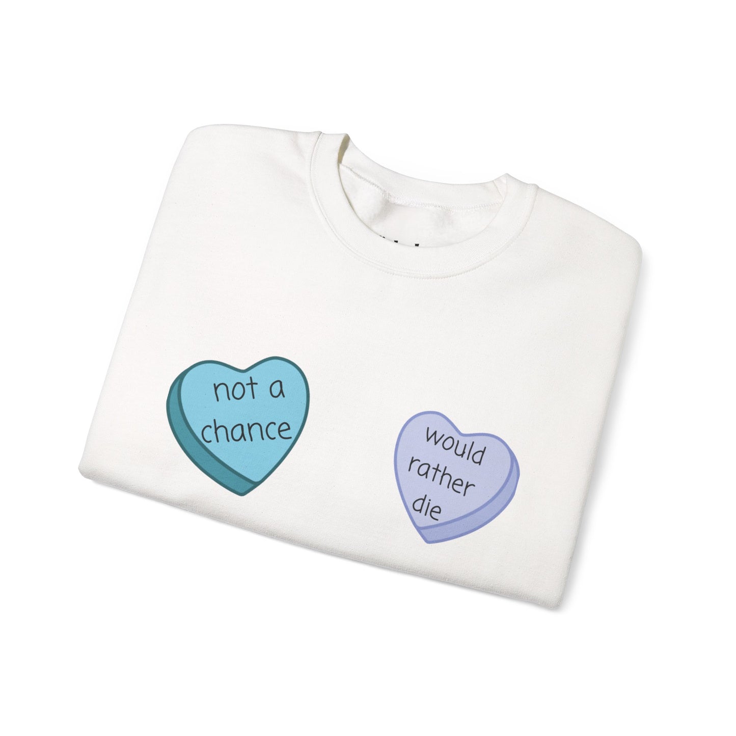 Heart Candy Sweatshirt, Gift for Singles, Love Sweatshirt, Valentine's Day Gift, Hopeless Romantic, Galentines Gift