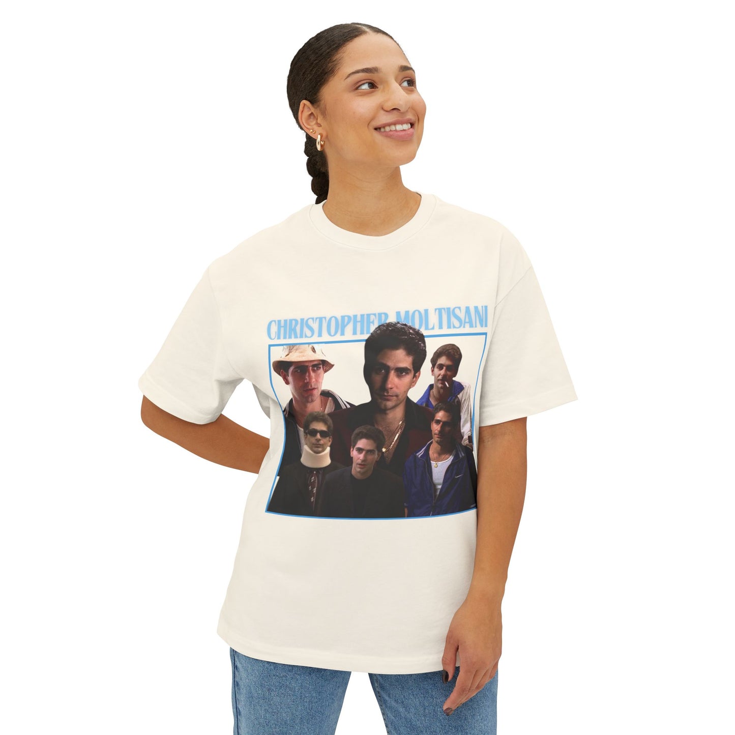 Christopher Moltisani Unisex Tee, Oversized Sopranos T Shirt, Oversized Shirt, HBO Gift