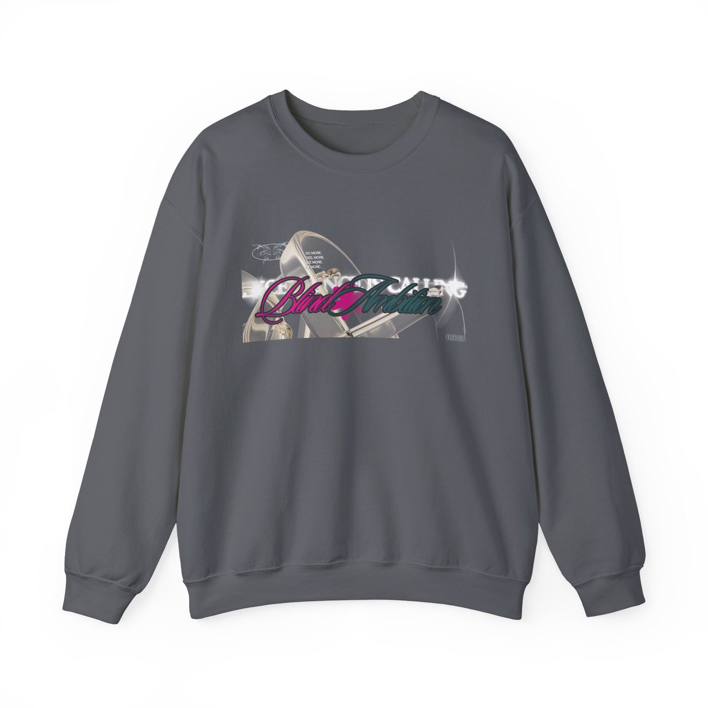 Blind Ambition (Excellence is Calling) Unisex Crewneck Sweatshirt, Trendy Streetwear, Comfy Gift for Friends, Everyday Casual Wear, Stylish