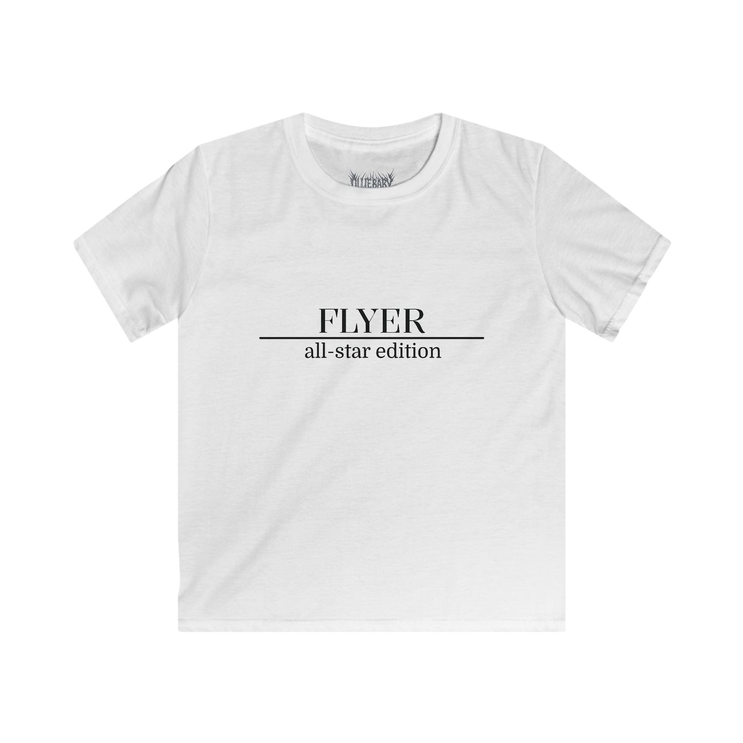 Youth All-Star Cheerleader Flyer T-Shirt — Kids Softstyle Tee