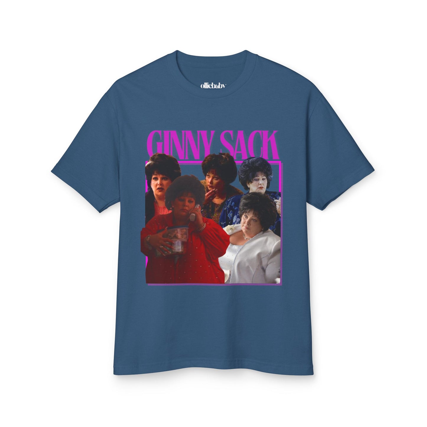 The Sopranos Collection - Ginny Sack Tee, Relaxed Fit Unisex Cotton Top