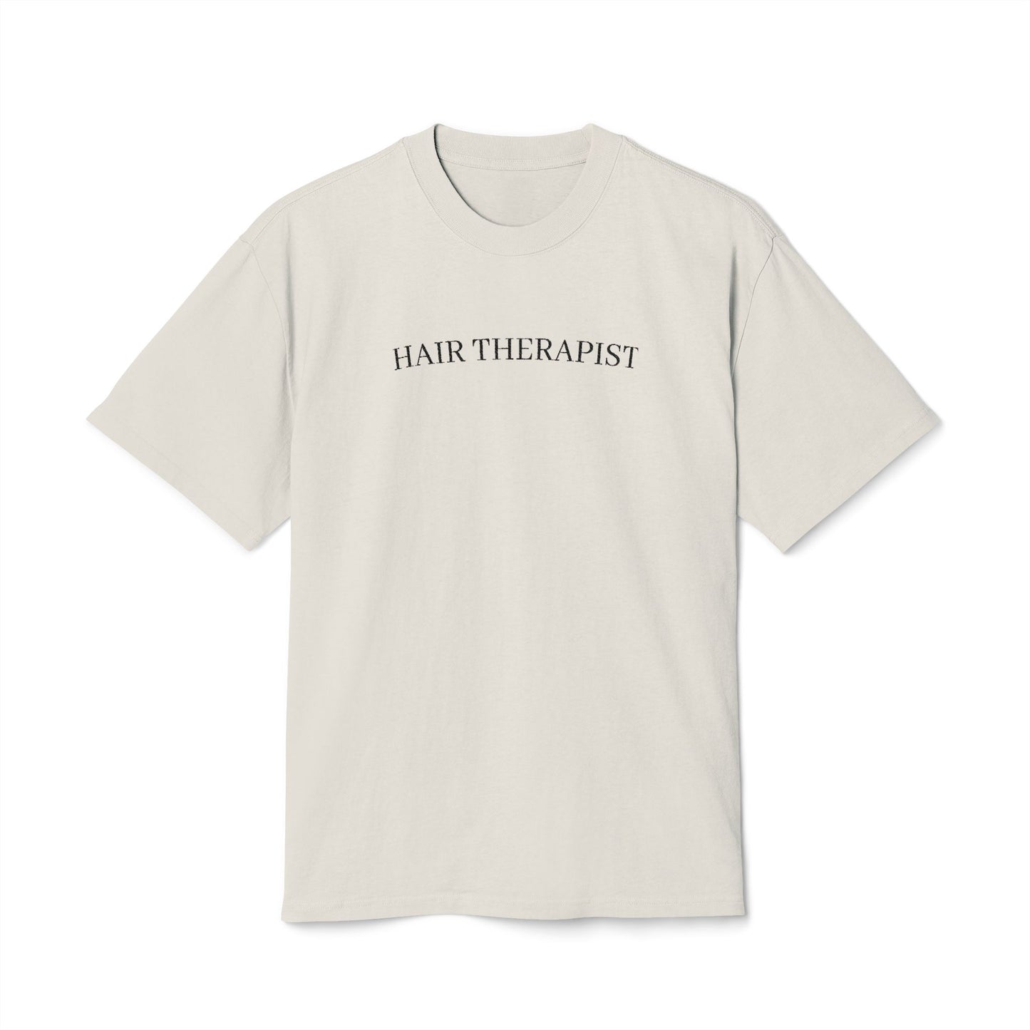 Hair Therapist Heavy Faded Tee, Funny T-Shirt, Gifts for Hairdressers, Unisex Graphic Tee, Casual Wear, Birthday Gift