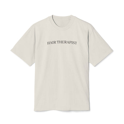 Hair Therapist Heavy Faded Tee, Funny T-Shirt, Gifts for Hairdressers, Unisex Graphic Tee, Casual Wear, Birthday Gift