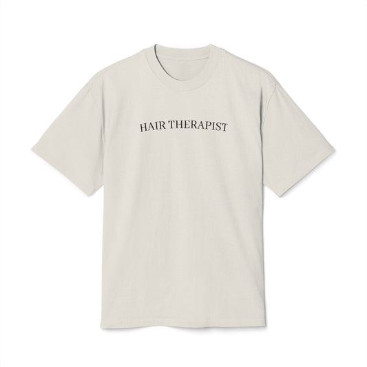 Hair Therapist Heavy Faded Tee, Funny T-Shirt, Gifts for Hairdressers, Unisex Graphic Tee, Casual Wear, Birthday Gift
