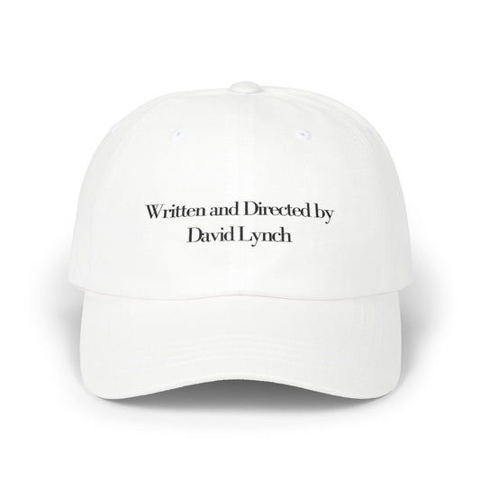 Embroidered Dad Cap, David Lynch Inspired Hat, Minimalist Baseball Cap, Retro Hipster Cap, Creative Visionary Gift, Black Dad Hat