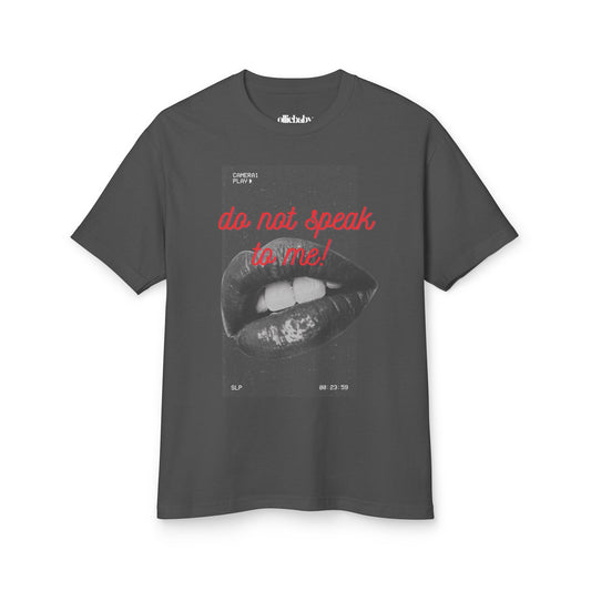 Statement Tee: "Do Not Speak to Me!" | Funny Graphic T-Shirt, Gift for Introverts, Casual Wear, Unisex Cotton Shirt, Conversation Starter