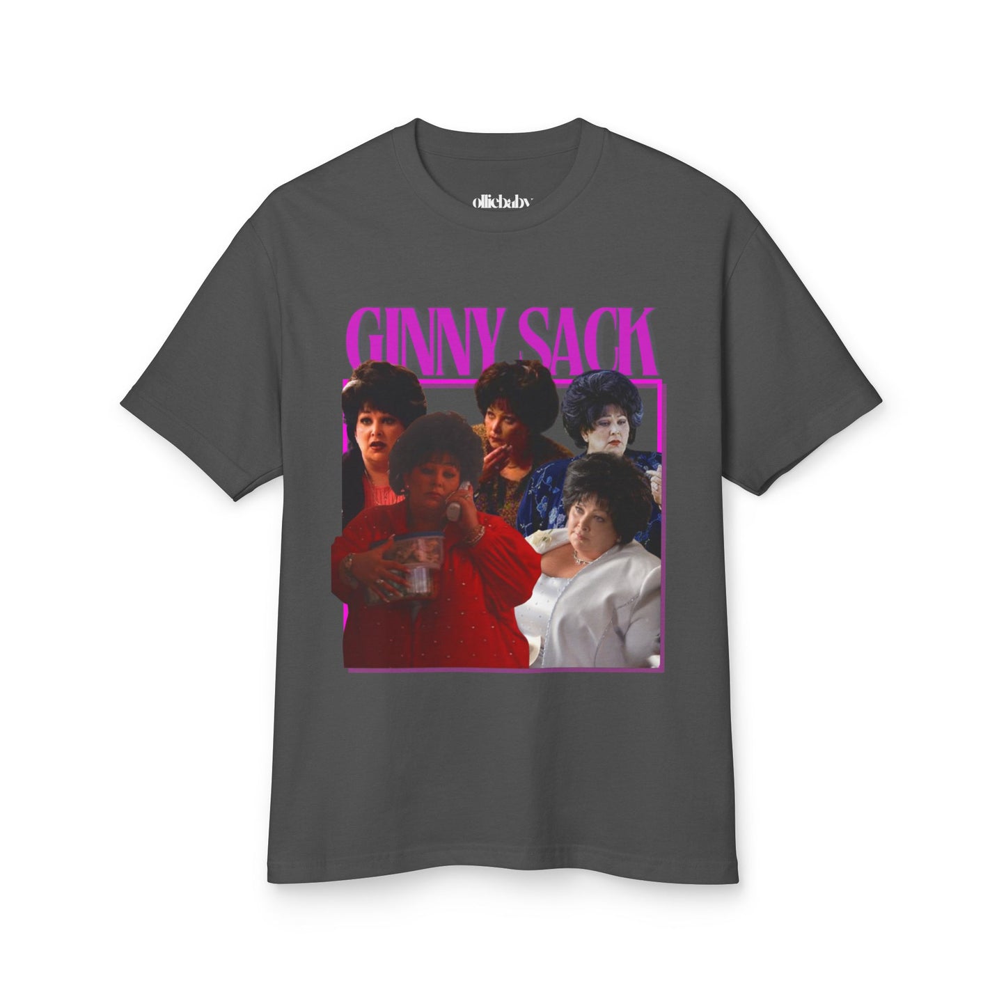 The Sopranos Collection - Ginny Sack Tee, Relaxed Fit Unisex Cotton Top
