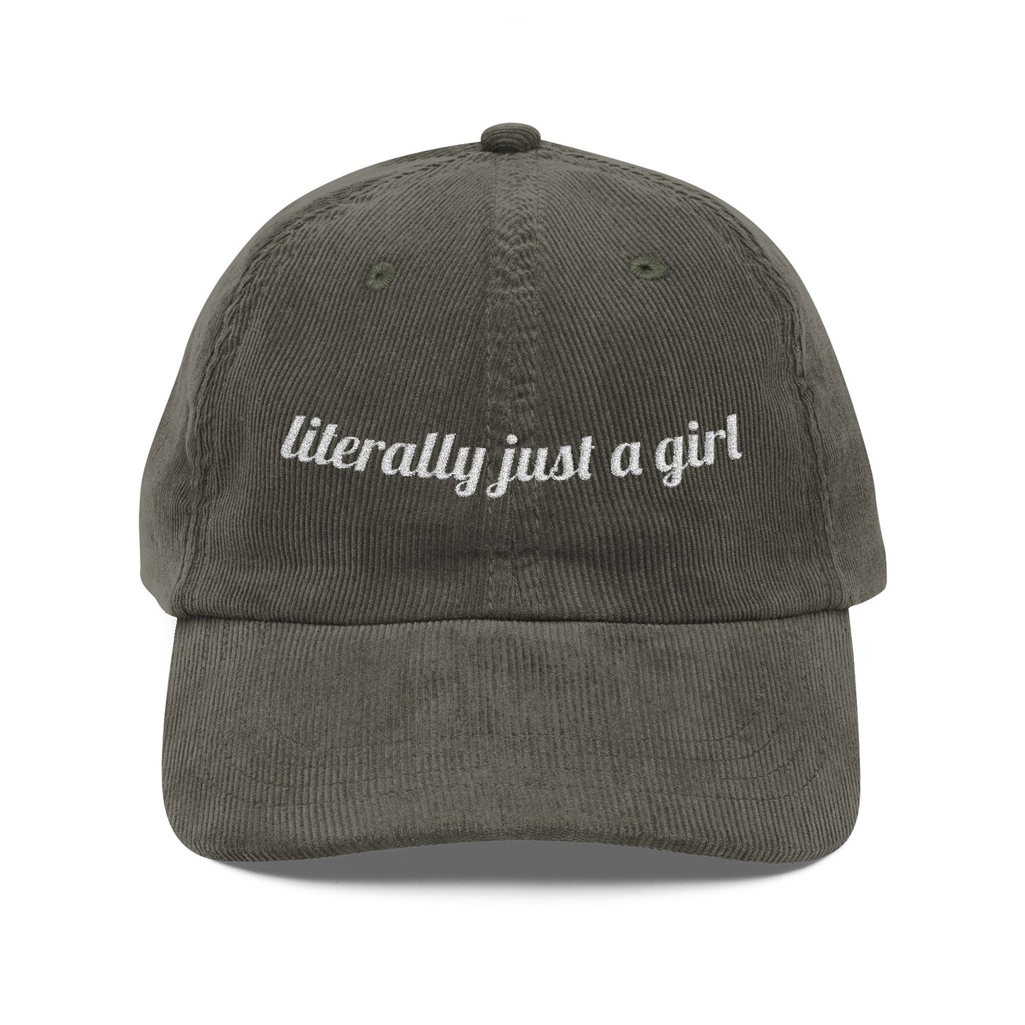 Literally Just A Corduroy Cap