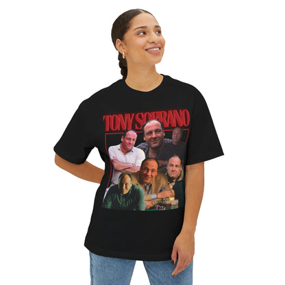 Tony Soprano Unisex Tee, Oversized Sopranos T Shirt, Oversized Shirt, HBO Gift