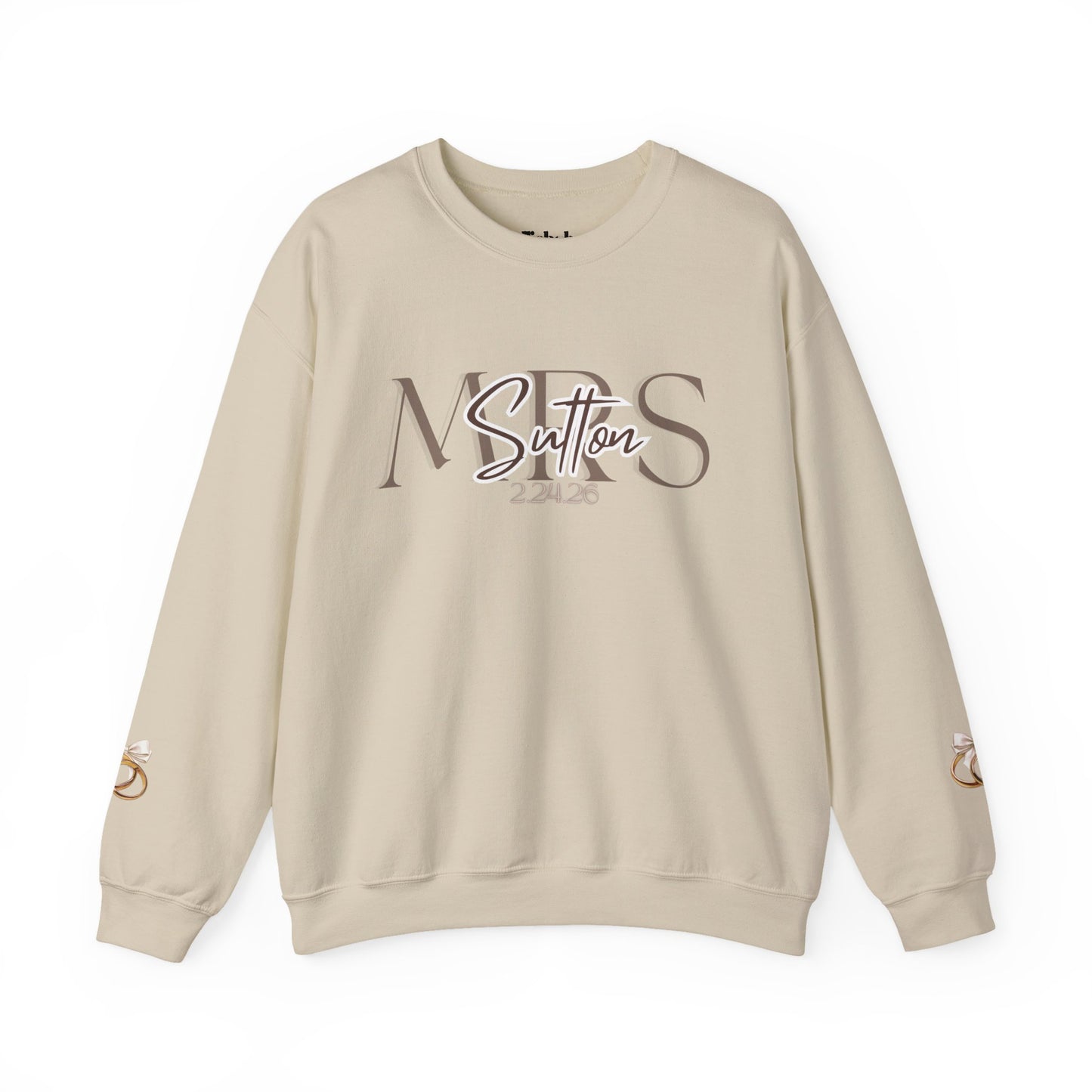 Wedding Colors Crewneck Sweatshirt, Future Wifey Bride Gift, Bridal Party, Customized Wedding Mrs. Top, Personalized Bachelorette