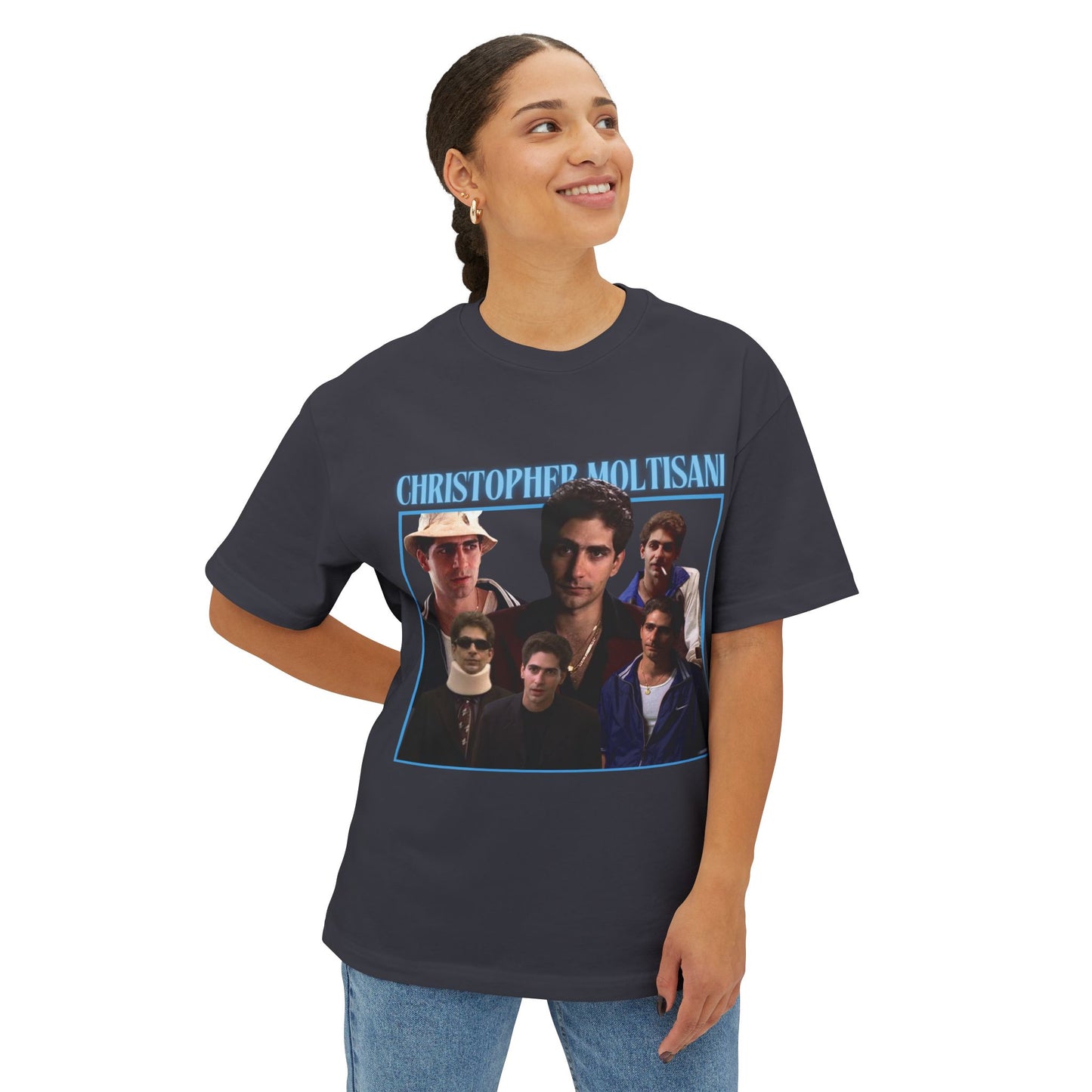 Christopher Moltisani Unisex Tee, Oversized Sopranos T Shirt, Oversized Shirt, HBO Gift