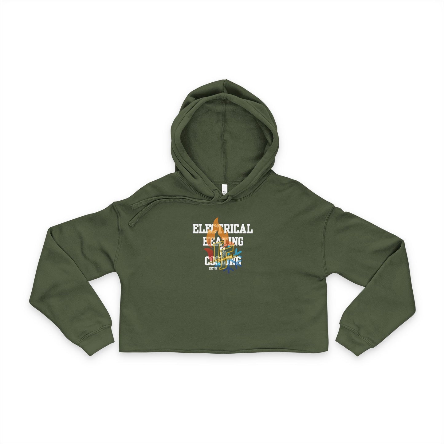 Electrically Charged Women's Cropped Hoodie, Stylish Sweatshirt for Casual Wear, Perfect Gift for Electricians, Trendy Fashion, [...]