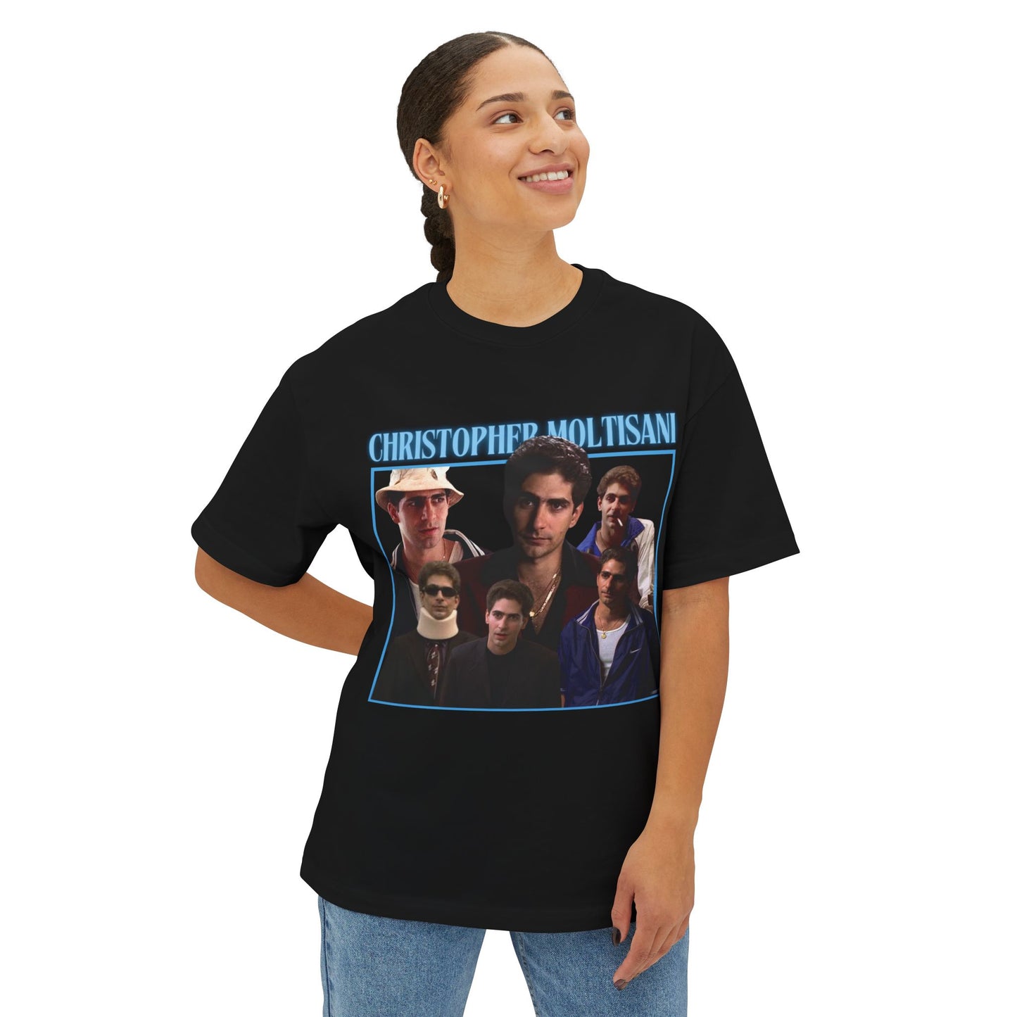 Christopher Moltisani Unisex Tee, Oversized Sopranos T Shirt, Oversized Shirt, HBO Gift