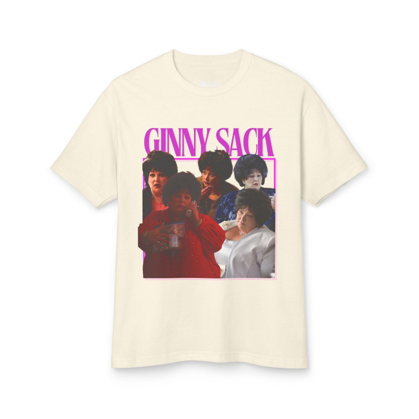 The Sopranos Collection - Ginny Sack Tee, Relaxed Fit Unisex Cotton Top
