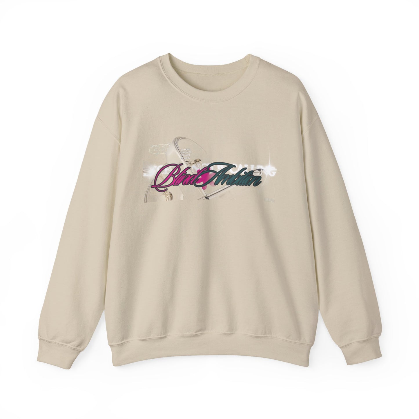 Blind Ambition (Excellence is Calling) Unisex Crewneck Sweatshirt, Trendy Streetwear, Comfy Gift for Friends, Everyday Casual Wear, Stylish