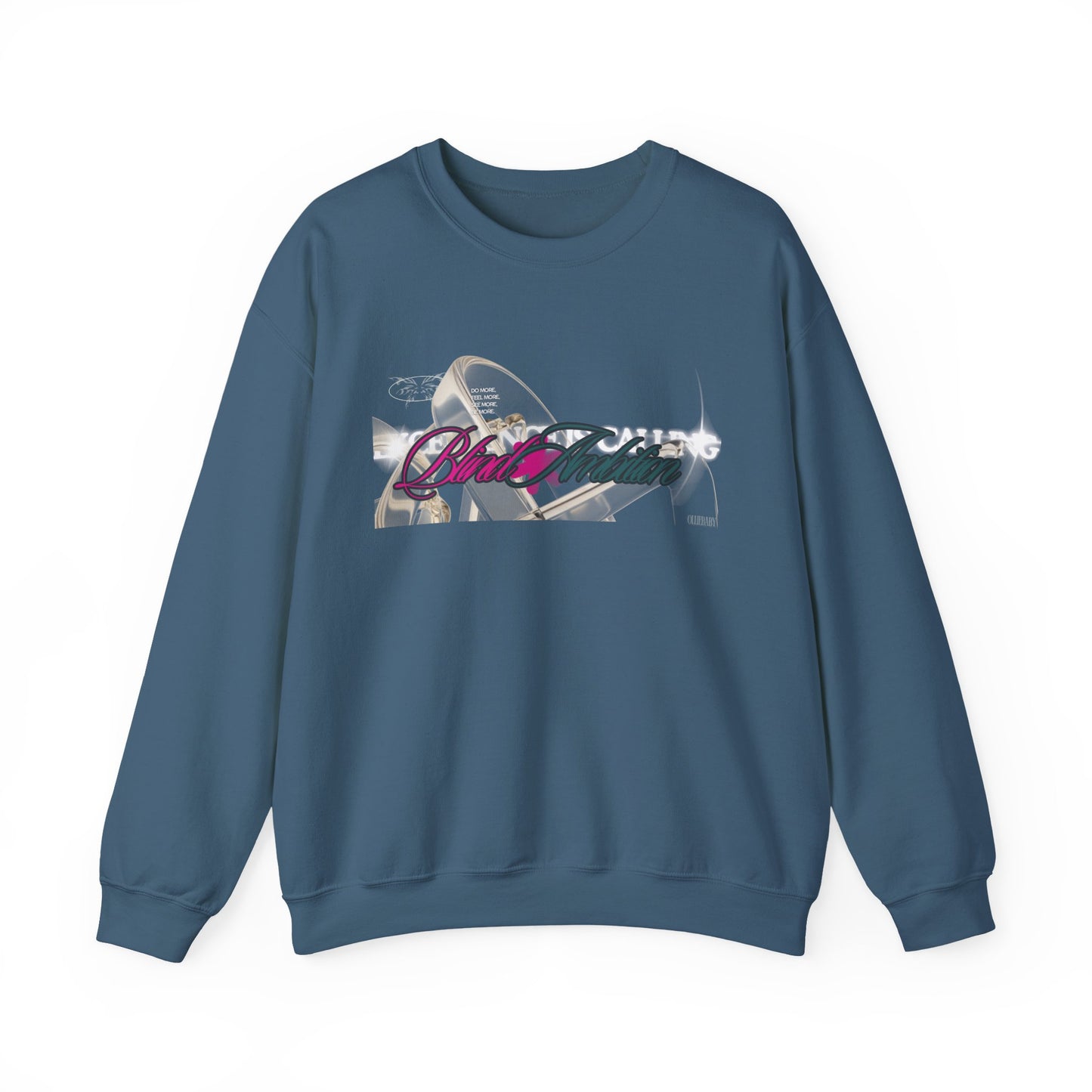Blind Ambition (Excellence is Calling) Unisex Crewneck Sweatshirt, Trendy Streetwear, Comfy Gift for Friends, Everyday Casual Wear, Stylish