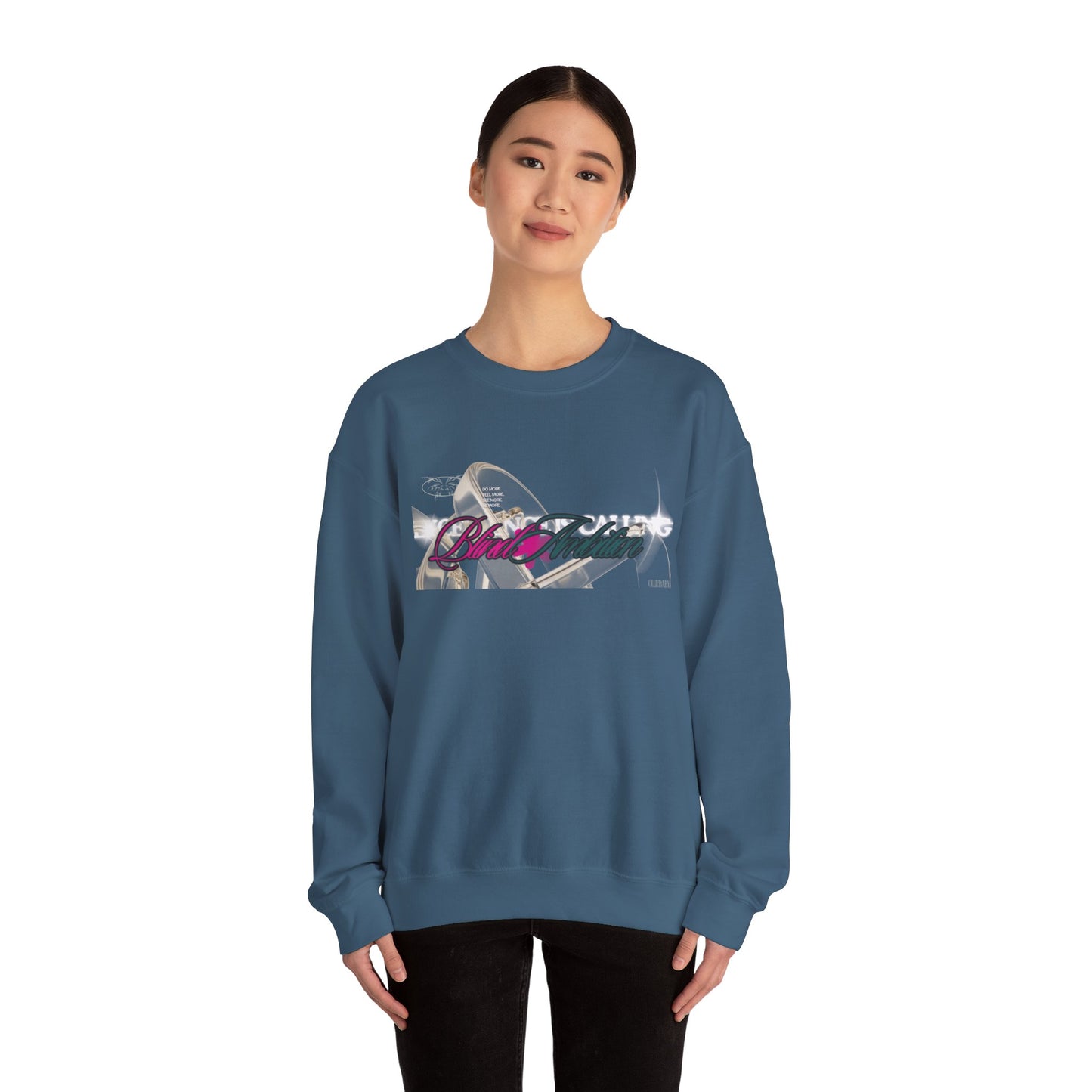 Blind Ambition (Excellence is Calling) Unisex Crewneck Sweatshirt, Trendy Streetwear, Comfy Gift for Friends, Everyday Casual Wear, Stylish
