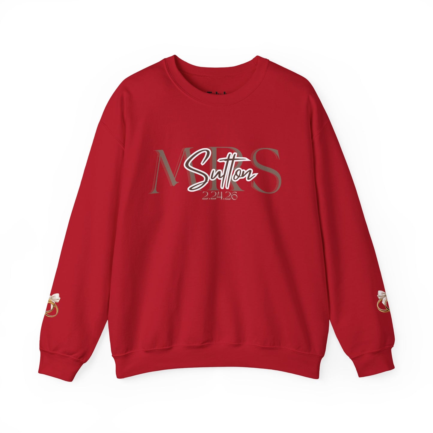 Wedding Colors Crewneck Sweatshirt, Future Wifey Bride Gift, Bridal Party, Customized Wedding Mrs. Top, Personalized Bachelorette