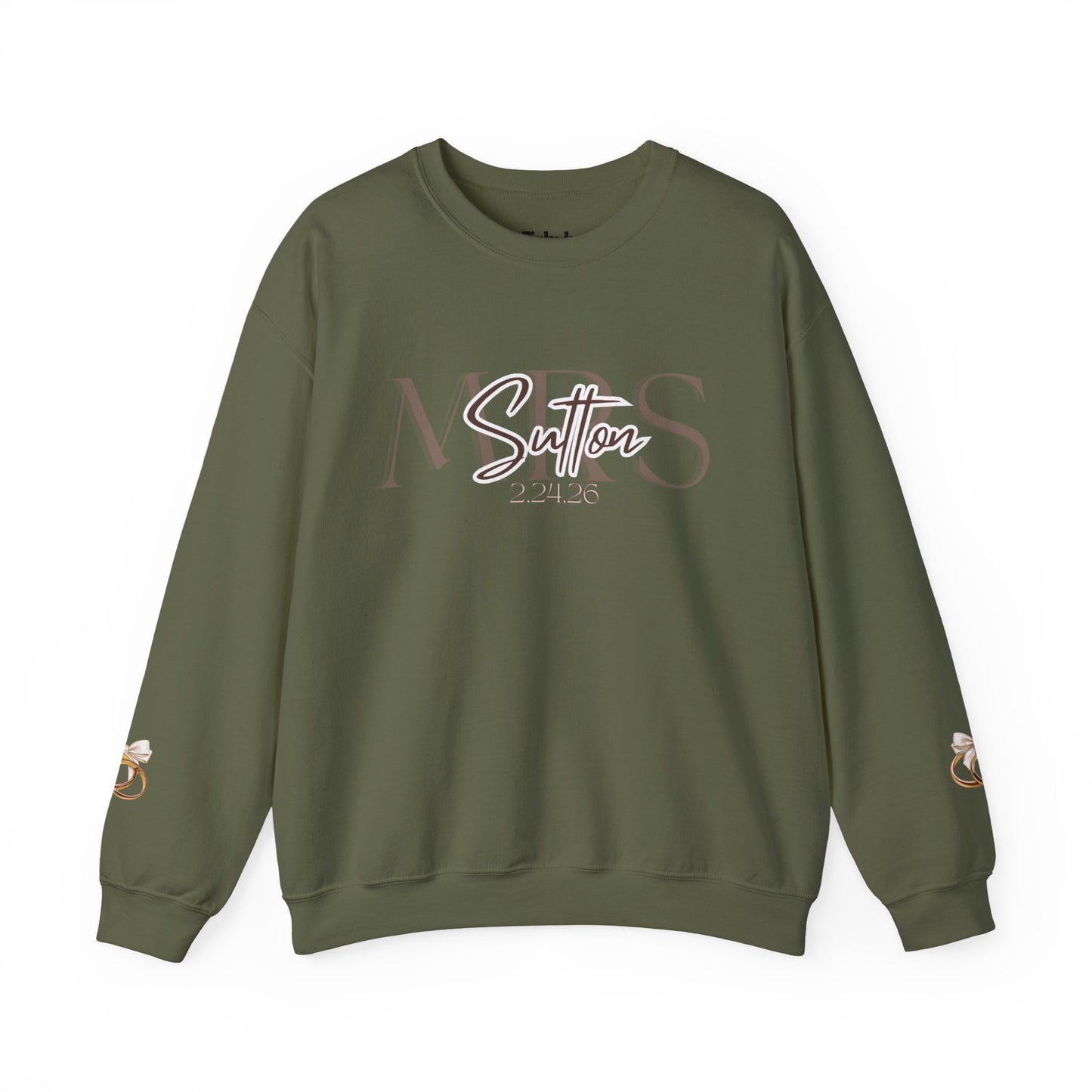 Wedding Colors Crewneck Sweatshirt, Future Wifey Bride Gift, Bridal Party, Customized Wedding Mrs. Top, Personalized Bachelorette