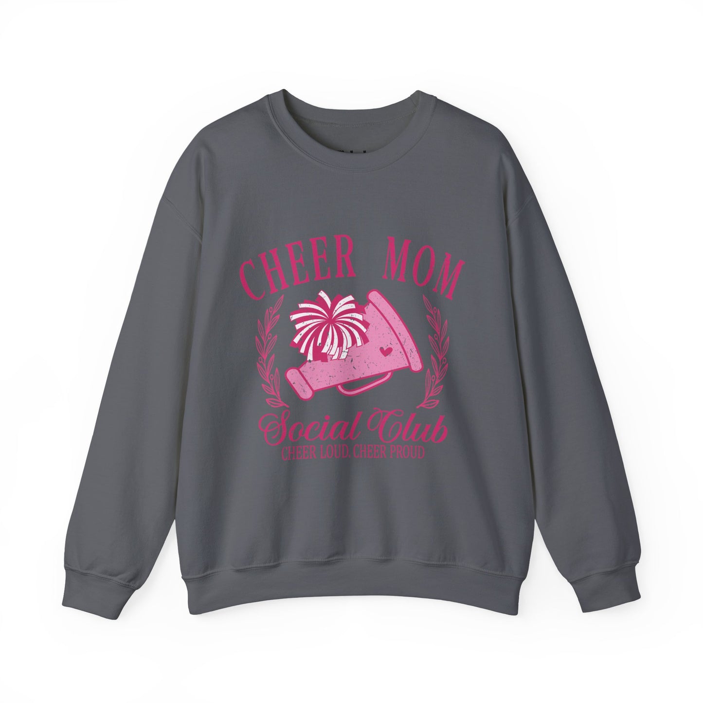 Cheer Mom Social Club Sweatshirt, Gift for Cheer Moms, Practice, Late Nights, Comp Mornings, Unisex Crewneck, Driving, Running Around