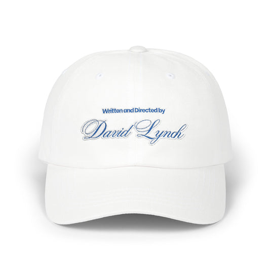 Embroidered Dad Cap, David Lynch Inspired Hat, Minimalist Baseball Cap, Retro Hipster Cap, Creative Visionary Gift, Black Dad Hat