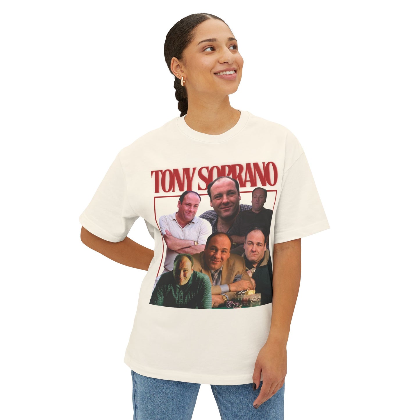 Tony Soprano Unisex Tee, Oversized Sopranos T Shirt, Oversized Shirt, HBO Gift