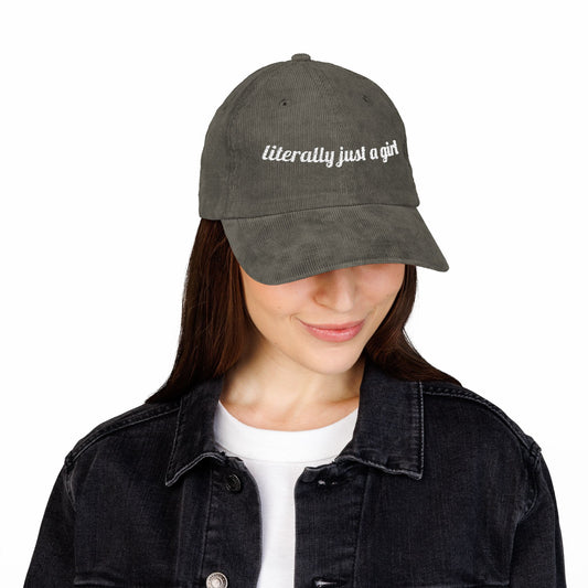 Literally Just A Corduroy Cap