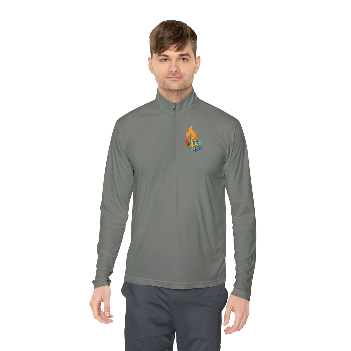 L&F Electrical, Heating, and Cooling, Inc. Unisex Quarter-Zip Pullover