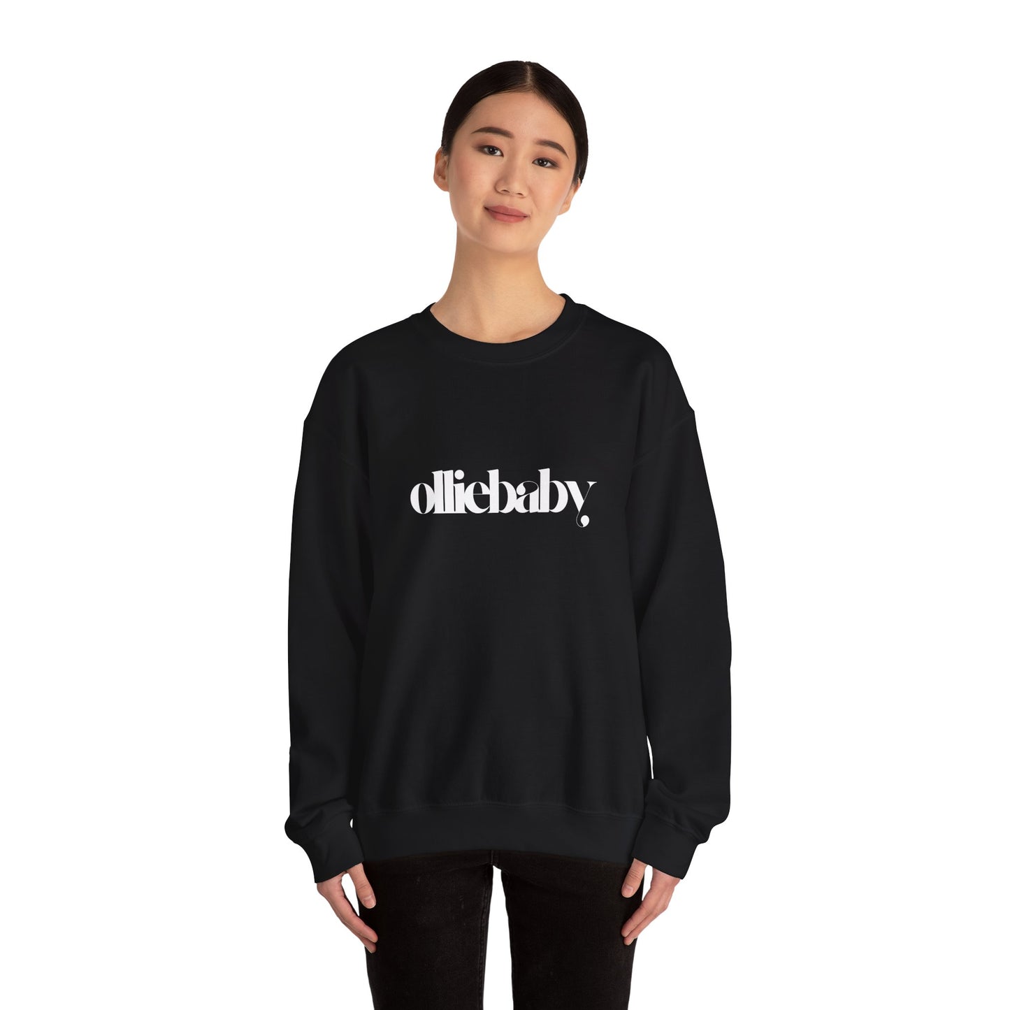 Crewneck Sweatshirt, Cute Aesthetic Olliebaby Unisex, Very Cool Vibes, Cozy Jumper, Trendy Sweater, Soft Pullover, Stylish Top
