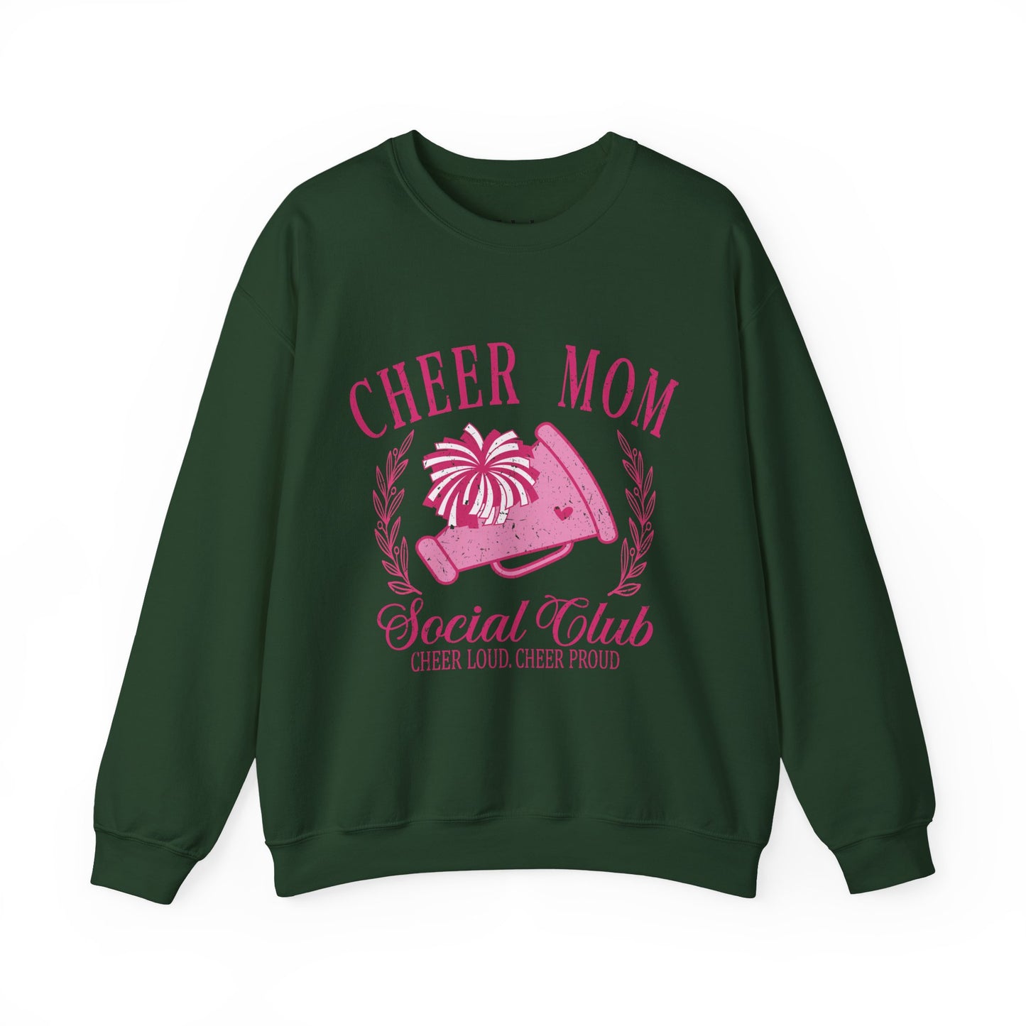 Cheer Mom Social Club Sweatshirt, Gift for Cheer Moms, Practice, Late Nights, Comp Mornings, Unisex Crewneck, Driving, Running Around