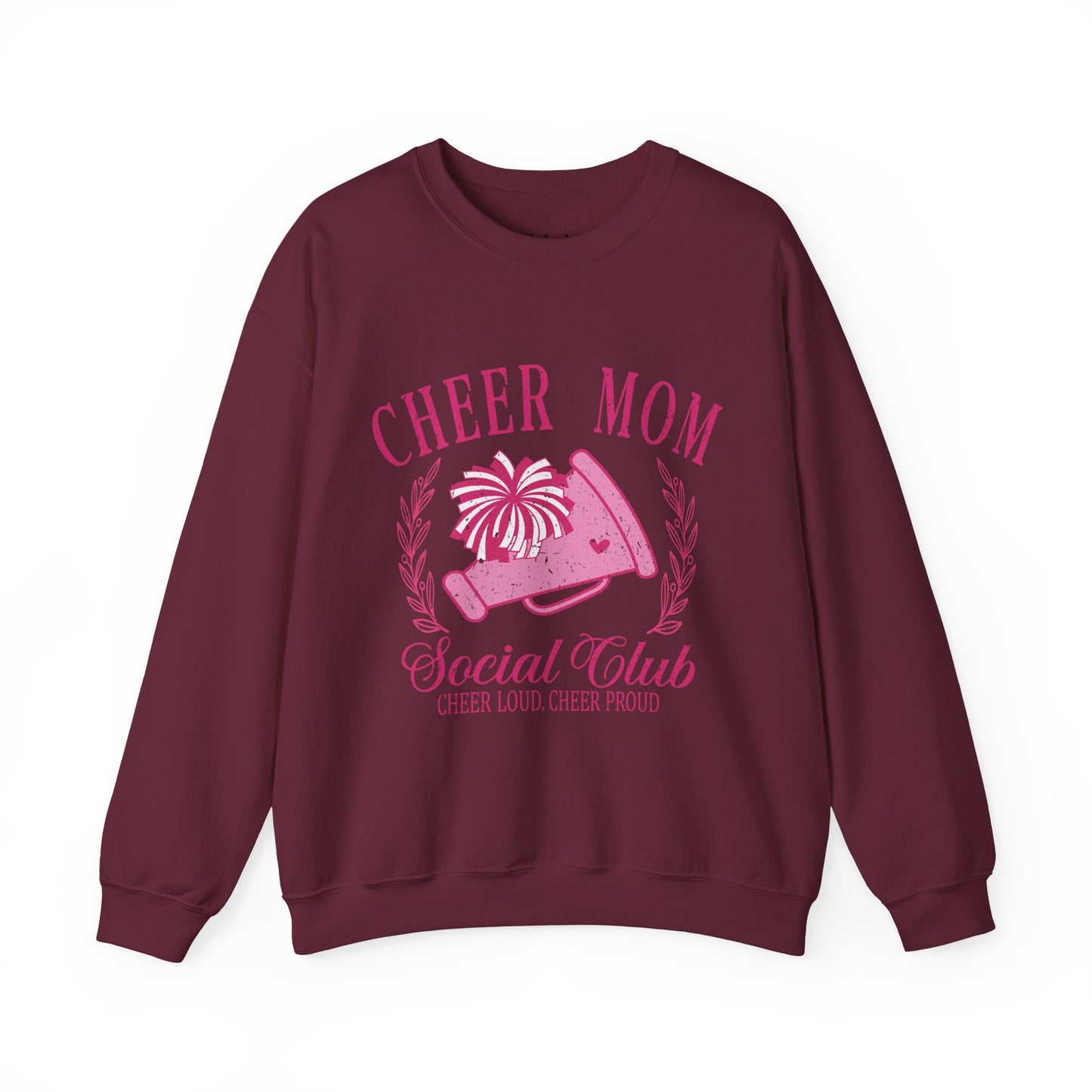 Cheer Mom Social Club Sweatshirt, Gift for Cheer Moms, Practice, Late Nights, Comp Mornings, Unisex Crewneck, Driving, Running Around
