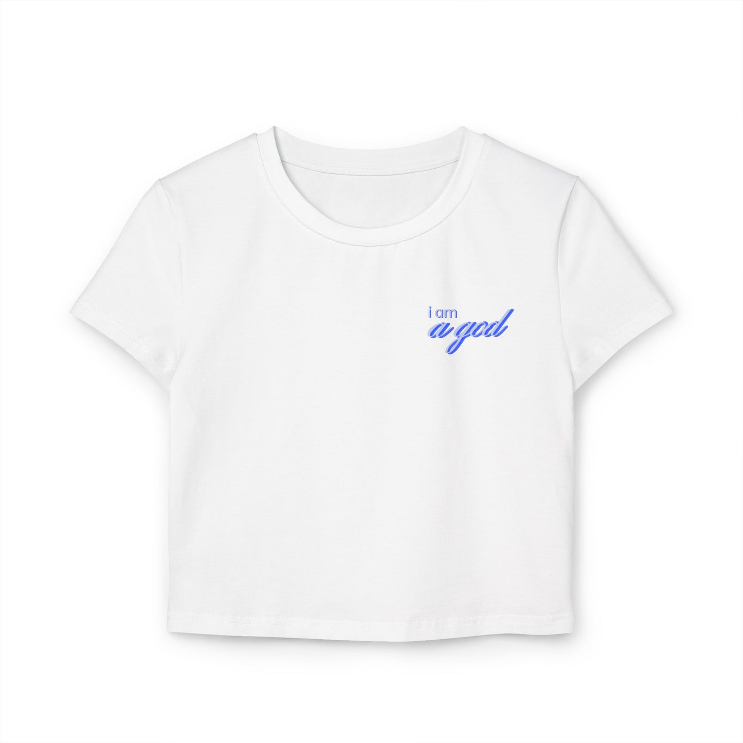i am a god baby tee from the olliebaby Divinity Collection