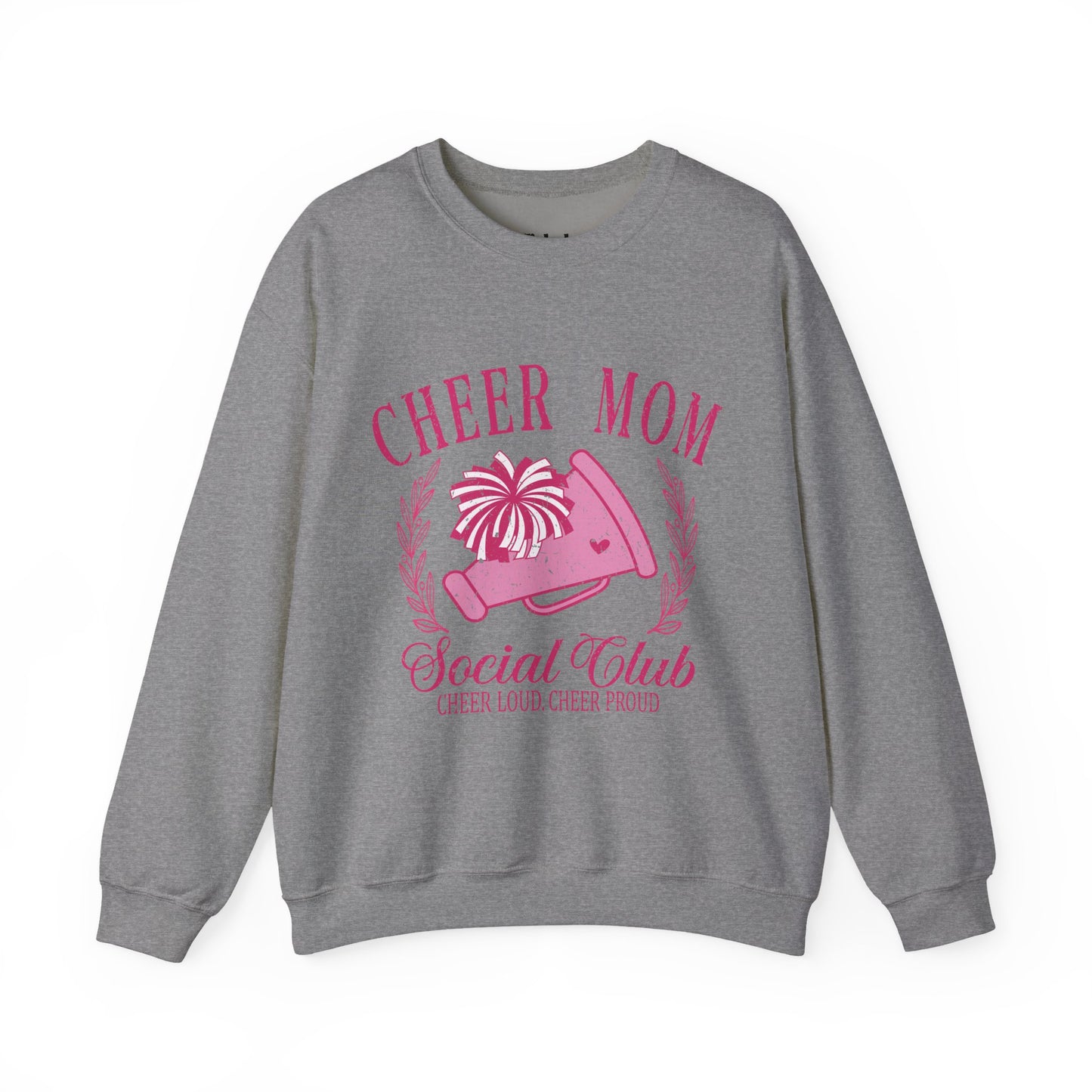 Cheer Mom Social Club Sweatshirt, Gift for Cheer Moms, Practice, Late Nights, Comp Mornings, Unisex Crewneck, Driving, Running Around