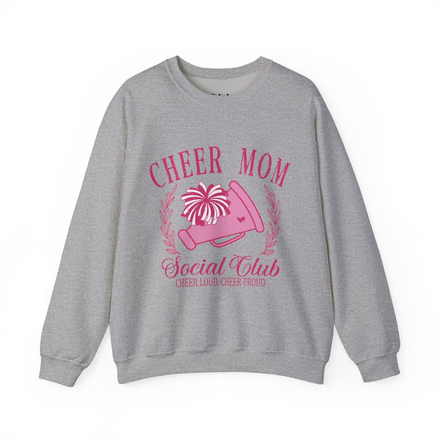 Cheer Mom Social Club Sweatshirt, Gift for Cheer Moms, Practice, Late Nights, Comp Mornings, Unisex Crewneck, Driving, Running Around